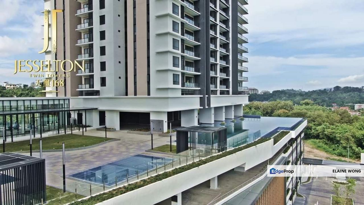 Jesselton Twin Tower | Tower A | Level 33 | Fully Furnished | 1,357sqft | Sunset View | For Sale , Sabah, Kota Kinabalu