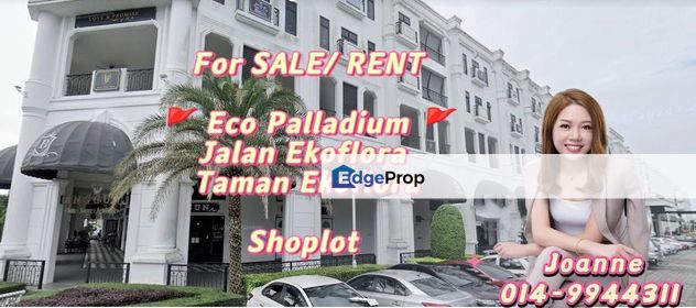 Ground Floor Corner Shoplot @ Eco Palladium, Jalan Ekoflora, Taman Ekoflora, Eco Spring, Eco Summer, Eco Cascadia, Austin Crest, La Garden, Johor, Johor Bahru