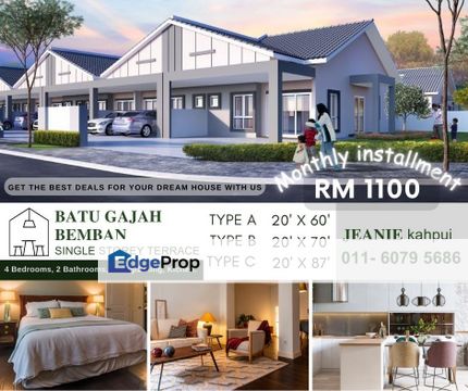 Residensi Kawan @ Batu Gajah - Single Storey Terrace House, Perak, Batu Gajah