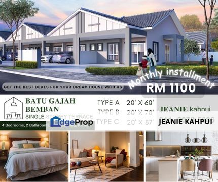 Residensi Kawan @ Batu Gajah - Single Storey Terrace House, Perak, Batu Gajah