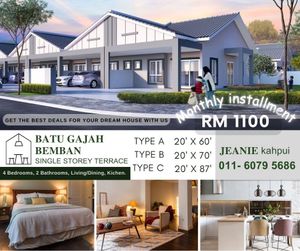 Residensi Kawan @ Batu Gajah - Single Storey Terrace House for Sale ...