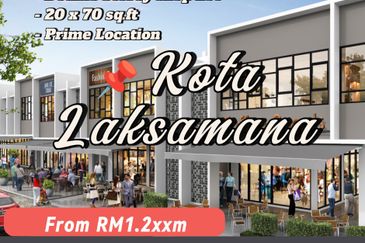 Golden Location Kota Laksamana Double Storey Shop Lot For sale nr Kota Syahbandar Jonker Streeet Melaka