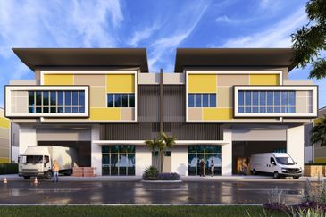 Ayer Keroh 70 x 160 sq.f Semi D Factory Super Spacious and easy access to Ayer Keroh Tol Melaka