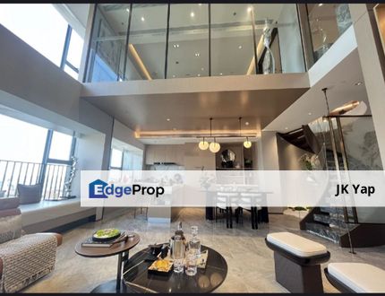  Super Bungalow Semi-D Duplex condo Fully Furnished Linked Bridge MRT with L-shape balcony, Kuala Lumpur, Bukit Jalil