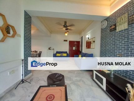 FULLY FURNISHED FOR SALE/NEGOTIABLE PRICE/BUMI LOT/BIGGER SIZE APARTMENT/KAJANG APARTMENT/LOWER LEVEL WITH LIFT/MUTIARA PERDANA APARTMENT/BANGI, Selangor, Kajang