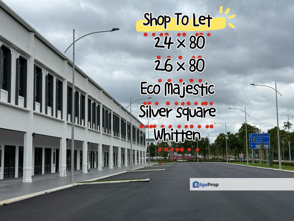 Eco Majestic Whitten Silver Square Brighton Ivoris Shop Main Road Chinese School Ample Parking, Selangor, Semenyih