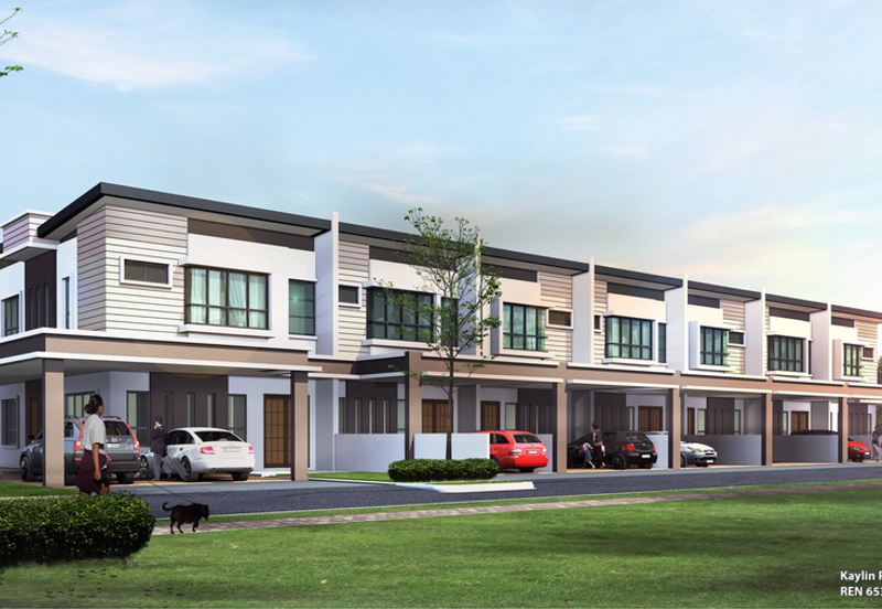 Freehold Double Storey Terrace Corner at Taman Punan, Muara Tuang open for sale