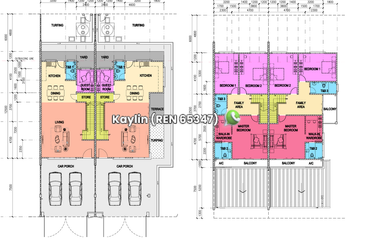 Double Storey Detached house at Serene Sakura at Jalan Camar Matang