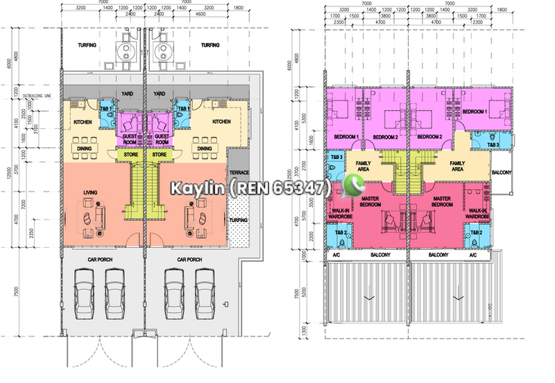 Double Storey Detached house at Serene Sakura at Jalan Camar Matang