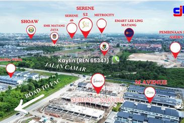 Double Storey Detached house at Serene Sakura at Jalan Camar Matang