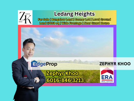 Ledang Heights Bungalow Residential Land Corner Lot For Sale, Johor, Ledang Heights