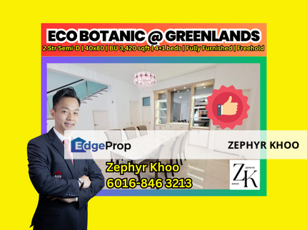 Eco Botanic @ The Verandah Homes  Double Storey Semi Detached House For Sale, Johor, Nusajaya