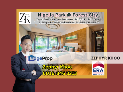 Nigella Park @ Forest City Penthouse 💎 For Sale, Johor, Gelang Patah