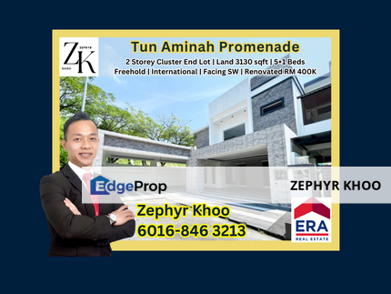 Promenade Taman Tun Aminah Beautifully Renovated House For Sale, Johor, Skudai