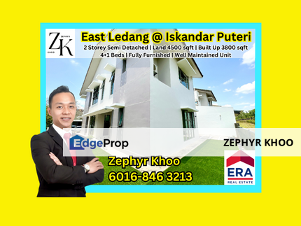 East Ledang Semi Detached House For Sale Now, Johor, Nusajaya