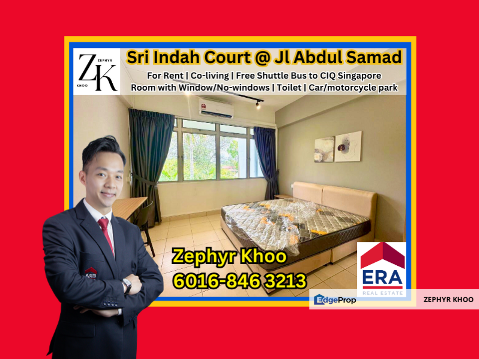 Sri Indah Court Free Shuttle Bus Room For Rent, Johor, Johor Bahru