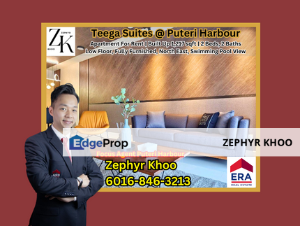 Teega Suites @ Puteri Harbour - 2 Bedrooms Apartment / Condo For Rent, Johor, 