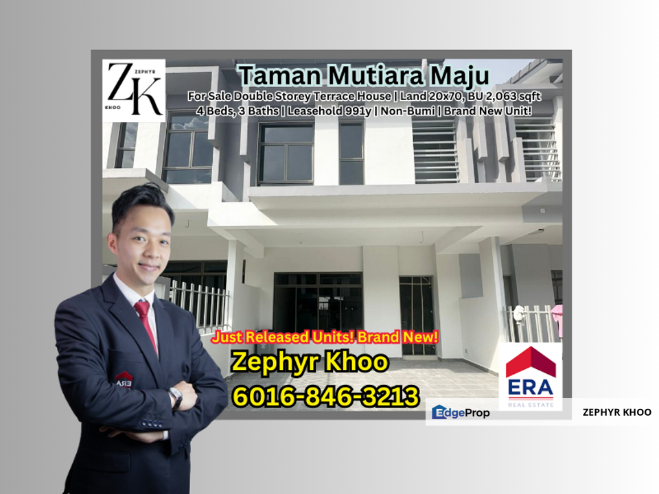 Taman Mutiara Maju, Skudai (Maison One) Double Storey Terrace House For ...
