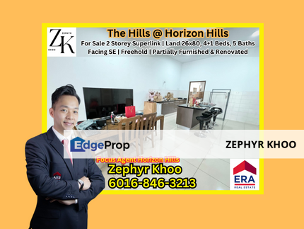 The Hills @ Horizon Hills Double Storey Superlink House For Sale Now, Johor, Nusajaya