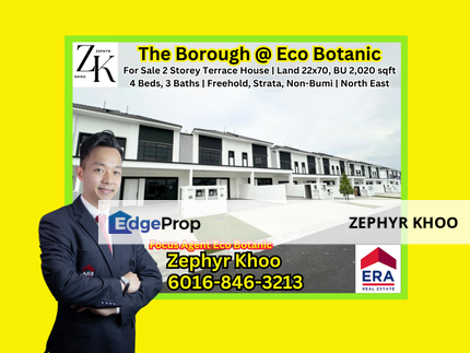 The Borough @ Eco Botanic Iskandar Puteri - 2 Storey Terrace House For Sale, Johor, Nusajaya