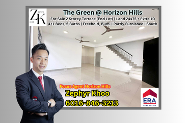 The Green @ Horizon Hills 2 Storey Terrace House (End Lot) For Salee