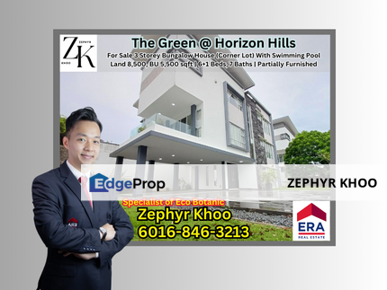 The Hills @ Horizon Hills! 3 Storey Bungalow House (Corner Lot) For Sale, Johor, Horizon Hills