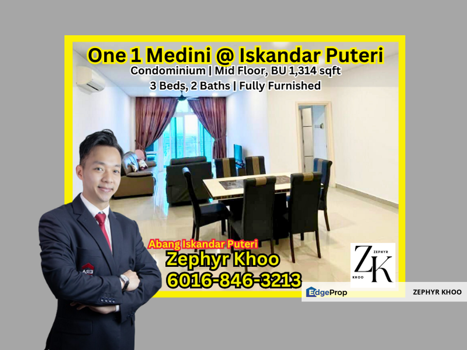 One 1 Medini @ Iskandar Puteri Condominium For Rent, Johor, Nusajaya