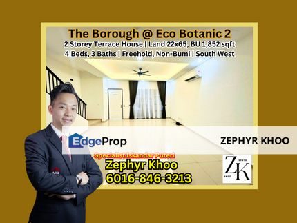 The Borough @ Eco Botanic 2 - 2 Storey Terrace House For Sale!, Johor, 