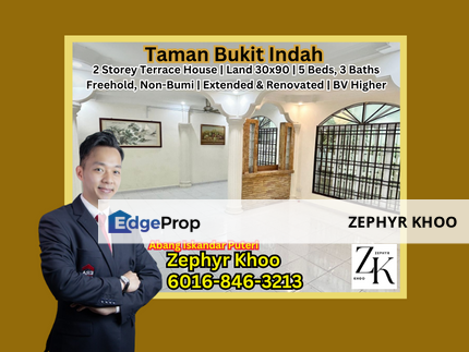 Jalan Indah 19 @ Taman Bukit Indah  Double Storey Terrace House For Sale Now, Johor, Bukit Indah