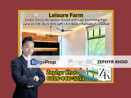 Leisure Farm Iskandar Puteri - Single Storey Bungalow House With Lap Swimming Pool For Sale, Johor, Gelang Patah