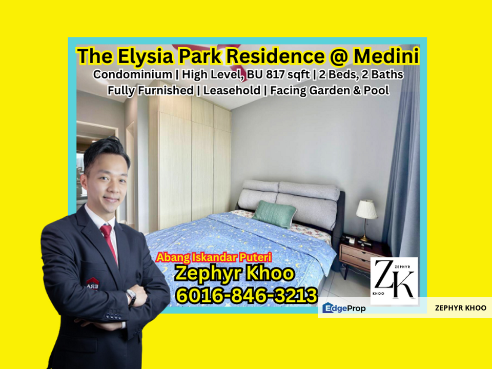 The Elysia Park Residence @ Medini Condominium For Rent, Johor, Nusajaya
