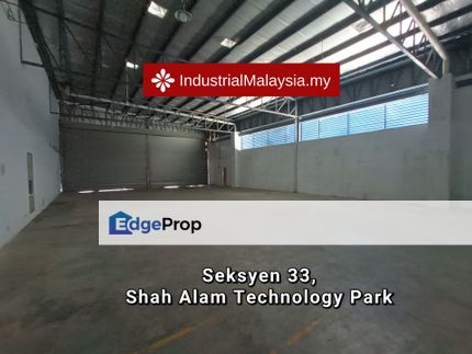 Semi Detached Factory at Seksyen 33 Shah Alam Technology Park , Selangor, Shah Alam