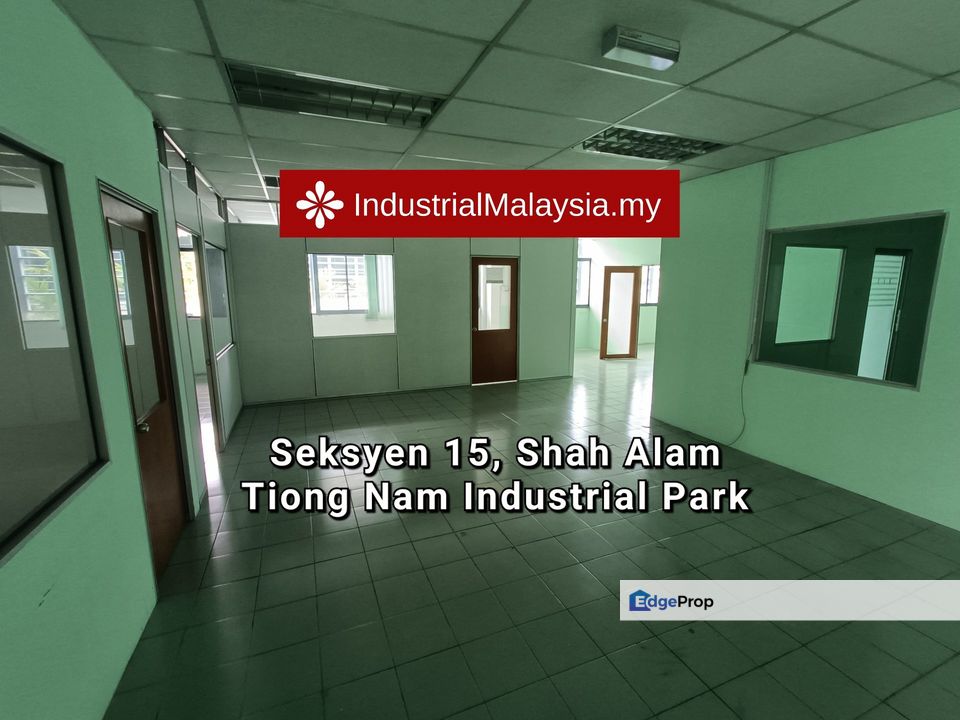 Tiong Nam Industrial Park 2, Seksyen 15 Shah Alam, Semi D Factory for Sale , Selangor, Shah Alam