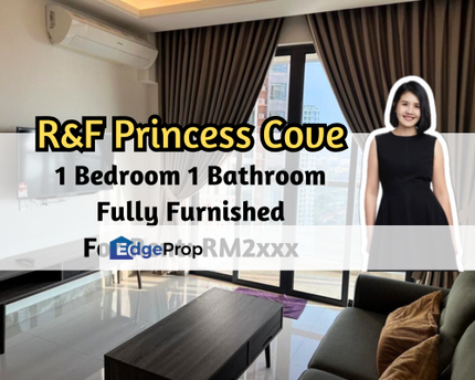 R&F Princess Cove Phase 2 - Seine Region, Johor Bahru, Johor, Phase 1, 1 Bedroom 1 Bathroom, Fully Furnished, Johor, Johor Bahru