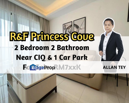 R&F Princess Cove Phase 2 - Seine Region, Johor Bahru, Johor, Phase 1, 2 Bedroom 2 Bathroom 1 Car Park, Johor, Johor Bahru