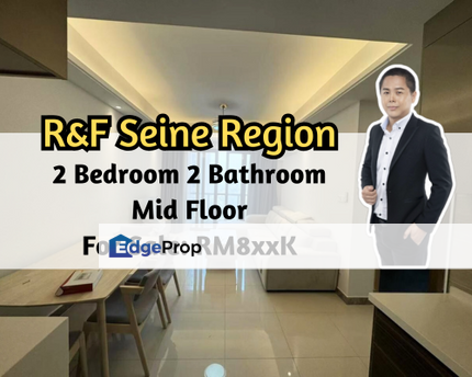 R&F Princess Cove, Johor Bahru, Johor, Brand New, 2 Bedroom 2 Bathroom, Mid Floor, 797sqft, Johor, Johor Bahru