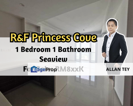 R&F Princess Cove, Johor Bahru, Johor, Phase 2 - Seine Region, 1 Bedroom, Seaview Unit, Johor, Johor Bahru