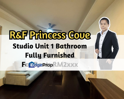 R&F Princess Cove - Seine Region, Johor Bahru, Johor, Studio Unit, Fully Furnished, Mid High Floor, Johor, Johor Bahru
