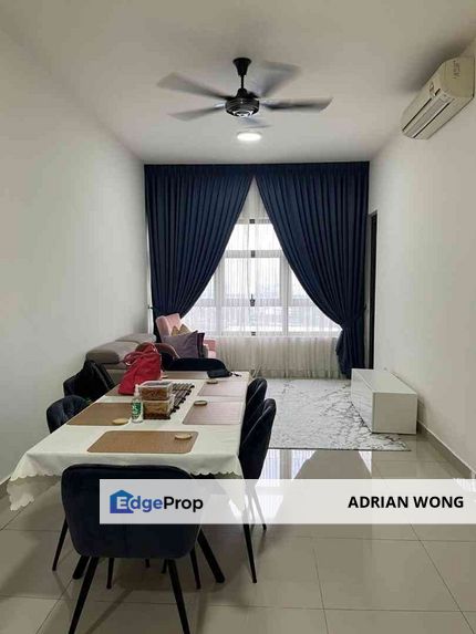 Lakeville Residence, View & Move in Anytime, 2 Carparks, Full Furnished, Facing Swimming Pool, Midde Floor, Easy Access to KL and Kepong, Kuala Lumpur, Kepong
