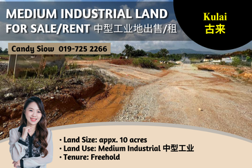Kulai 10ac Medium Industrial Land