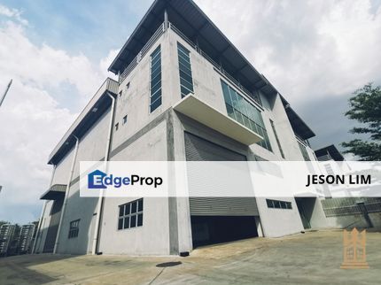 Kapar Klang Semi-D 3 Storey Warehouse Office 70X127 Height 40ft 200Amp for Rent RM14k, Selangor, Klang