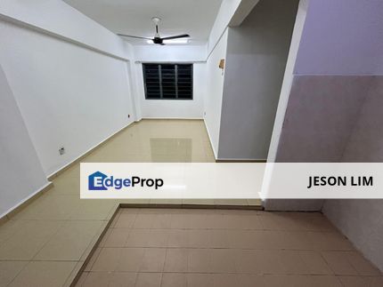 Pangsapuri Permai Indah, Pandamaran Jaya Klang, 3 Bilik 2 Tandas, Corner & Tingkat Rendah, Cat & Mozek & Table Top Dapur Baru, Untuk Dijual RM180k, Selangor, Port Klang