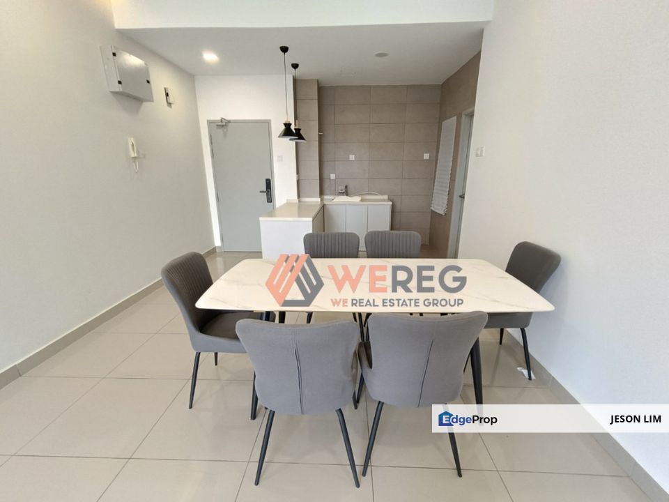 Amverton Green Condo Kota Kemuning @Low Level & Partial Furnished 953sqft 3R2B 2Parking for Sale RM650k, Selangor, Shah Alam