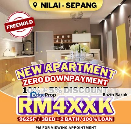 𝐑𝐞𝐬𝐢𝐝𝐞𝐧𝐬𝐢 𝐊𝐋𝐈𝐀 – 𝐘𝐨𝐮𝐫 𝐃𝐫𝐞𝐚𝐦 𝐇𝐨𝐦𝐞 𝐍𝐞𝐚𝐫 𝐊𝐋𝐈𝐀 & 𝐂𝐲𝐛𝐞𝐫𝐣𝐚𝐲𝐚 - 𝐙𝐄𝐑𝐎 % 𝐃𝐨𝐰𝐧 𝐏𝐚𝐲𝐦𝐞𝐧𝐭! , Negeri Sembilan, Nilai