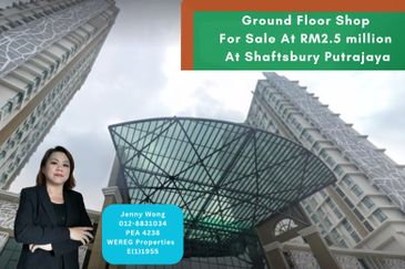 Shaftsbury Putrajaya Ground Floor Retail Shop For Sale