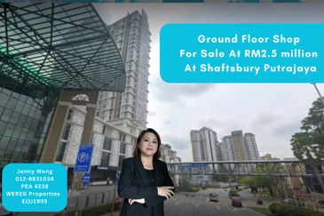 Shaftsbury Putrajaya Ground Floor Retail Shop For Sale
