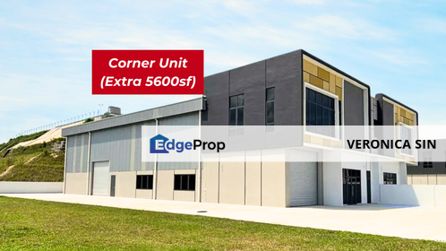 BRAND NEW Corner Lot Factory / Warehouse - Eco Business Park V (Facing Main Road, Bank Valuation RM3.8mil) , Selangor, Bandar Puncak Alam