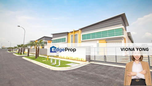 Semi Detached Factory c/w Mezzanine Office Floor For Rent/Sale, Johor, Kulai