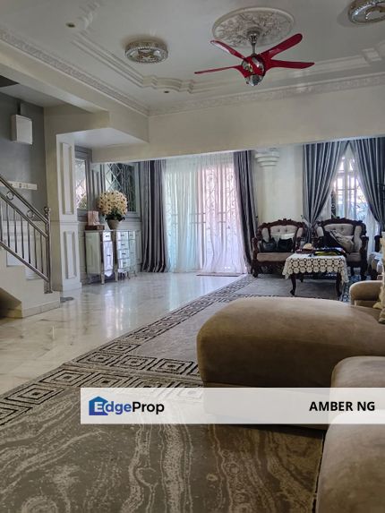 3 storey Taman Sri Melati, Setapak, Gombak Kuala Lumpur Freehold 5 rooms Renovated & Extended, Lrt Melati for sale, Kuala Lumpur, Gombak