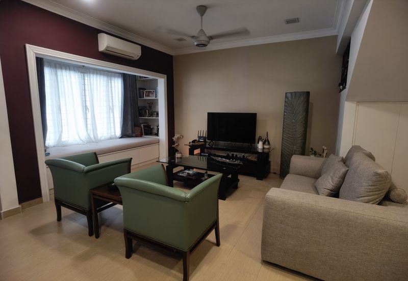 Fully furnished Taman setapak 2 storey house For rent  Danau Kota Facing Garden Long Car Porch Landed 